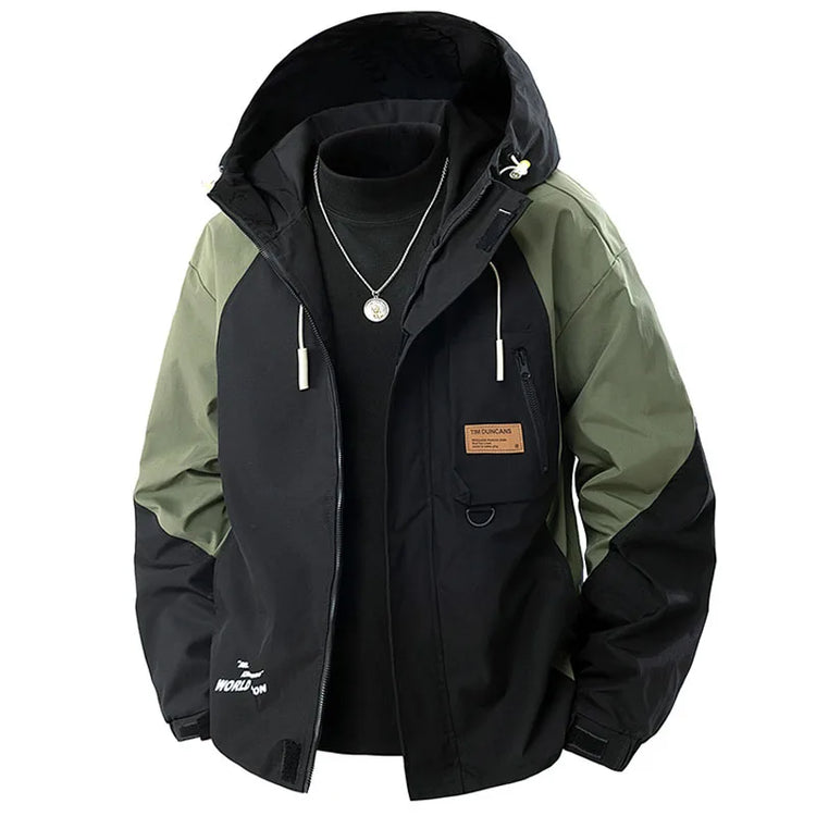 Jacket Mens Spring Autumn New Men Jacket Printing Hooded Jackets Casual Coat Men's Business Coats Size L-4XL 5XL 6XL 7XL 8XL