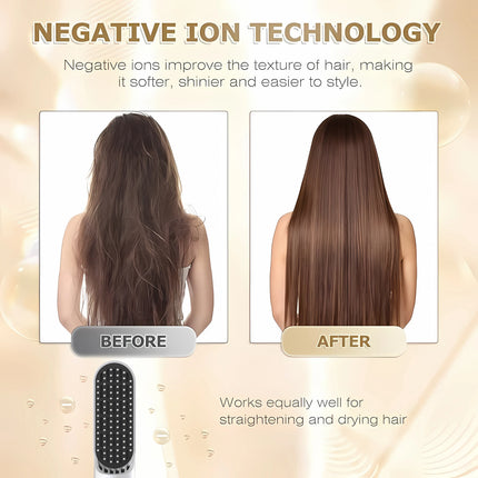 LUXLOCK 5-In-1 Hair Dryer Curling Iron Hot Air Comb Dyso Air Bag Hair Dryer Styling Tool Straightener Hairdressing Tool Gift