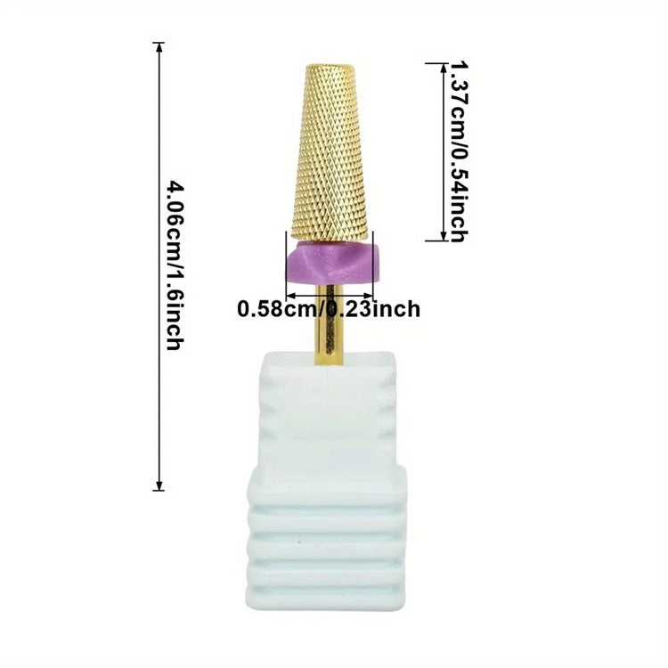 5‑In‑1 2XF Tungsten Carbide Nail Drill Bit High Hardness Multifunctional Drill Bits For Gel Polish Removal Manicure Pedicure Nail Art Grinding Tools 2028