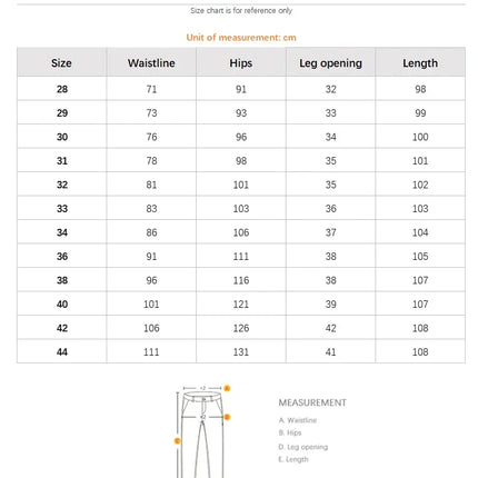 Men Straight Fit Jeans Autumn Elastic Soft Comfortable Solid Color Denim Pants Classic Fashion Casual Long Trousers Daily Wear