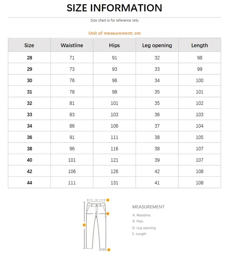 Men Straight Fit Jeans Autumn Elastic Soft Comfortable Solid Color Denim Pants Classic Fashion Casual Long Trousers Daily Wear