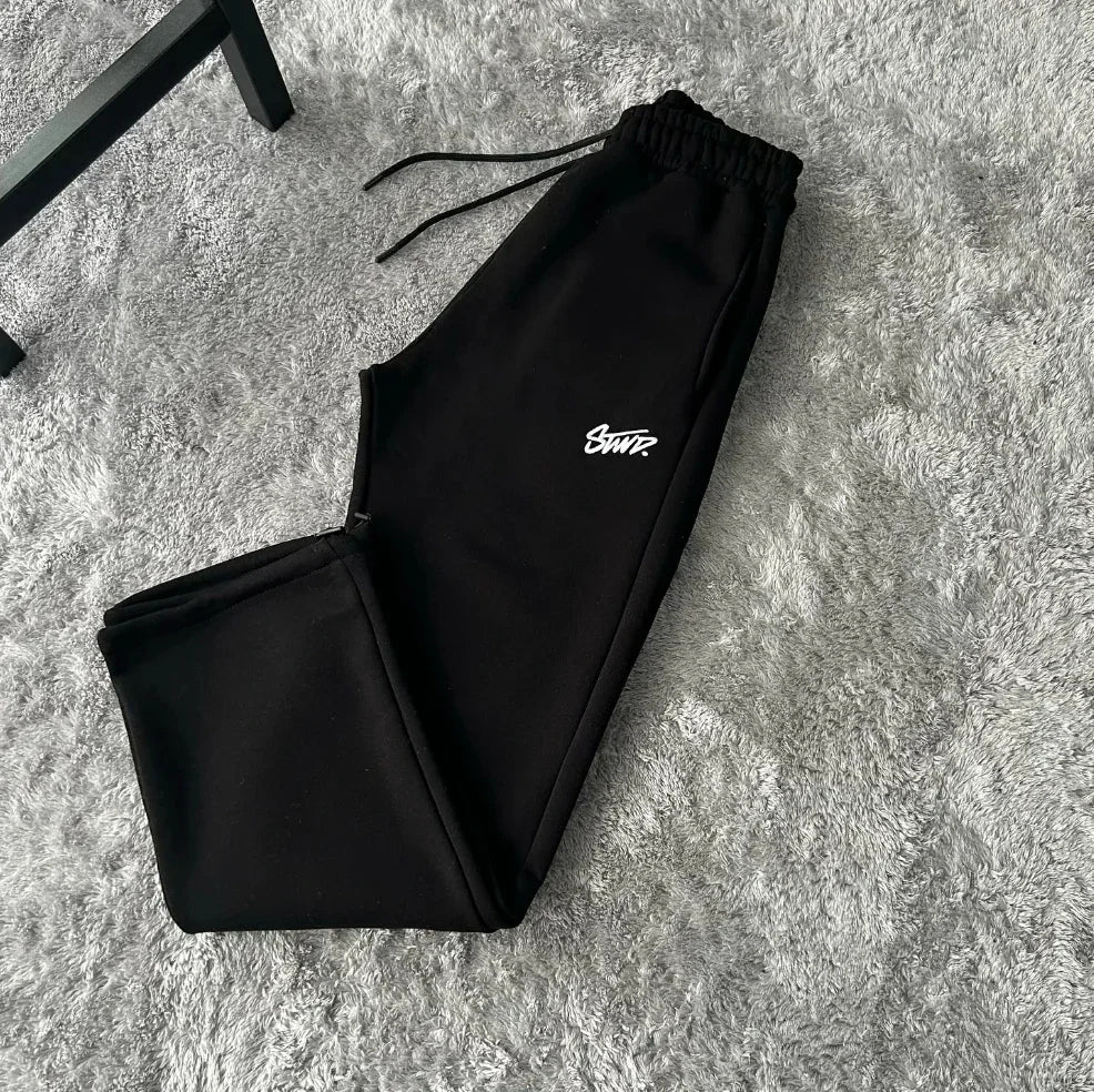 2025 set di abbigliamento da uomo con design ricamato alla moda europea e americana Y2k street Harajuku tuta casual da coppia allentata gotica