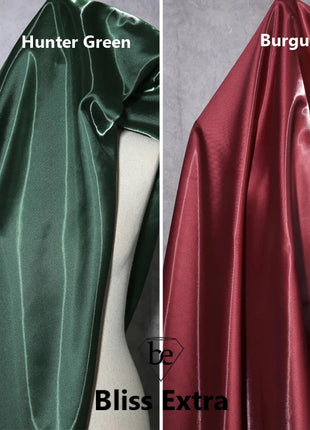 Tessuto Satinato Liquido Lucido di Lusso Riflettente Effetto Galassia per Abiti da Sposa e Design di Abiti alla Moda
