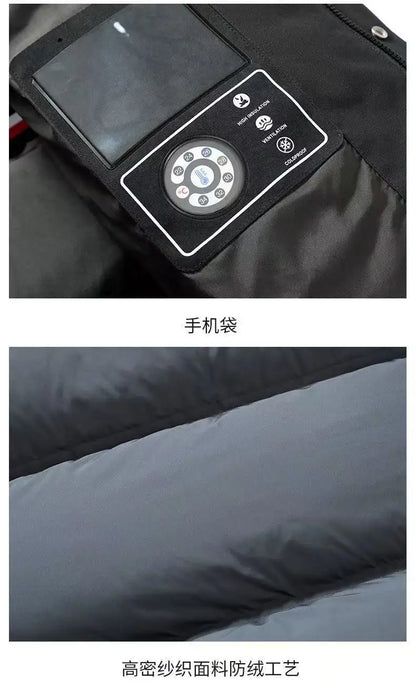 2025 Autumn/Winter New Men's Hooded Down Jacket New National Standard White Duck Down Thickened Warm Youth Leisure Coat