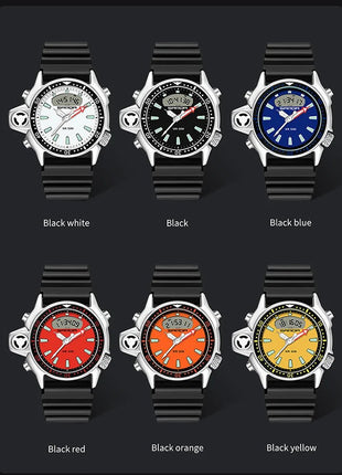 SANDA Sport orologio digitale al quarzo da uomo orologi subacquei creativi orologio da uomo con allarme impermeabile orologio con doppio Display Relogio Masculino platinumshop