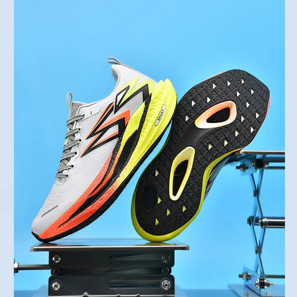 2026 NEW Men Sports Running Shoes Off Marathon Breathable Light Comfortable Women Athletic Sneakers Jogging Tenis Air Cushion PlatiNum