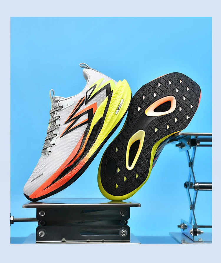 2026 NEW Men Sports Running Shoes Off Marathon Breathable Light Comfortable Women Athletic Sneakers Jogging Tenis Air Cushion PlatiNum