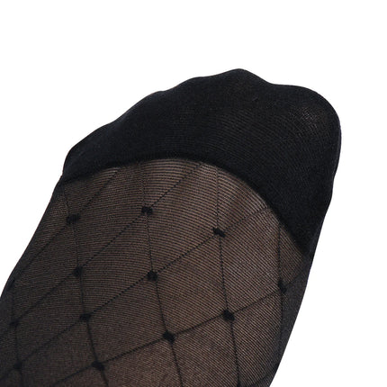 Calzamaglia da donna Sexy Plus Size calze di seta a pois piccole calze sottili Vintage finte calze da tatuaggio collant calzetteria femminile