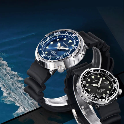 FOXBOX Top Brand Fashion Diver Watch Men 50ATM Waterproof Date Clock orologi sportivi orologio da polso al quarzo da uomo Relogio Masculino platinumshop