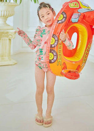 Rooxin Flamingo Nuoto Cerchio Bambino Infantile Galleggiante Piscina Anello di Nuoto Con Parasole Sedile Galleggiante Estate Spiaggia Piscina Festa Giocattoli