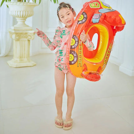 Rooxin Flamingo Nuoto Cerchio Bambino Infantile Galleggiante Piscina Anello di Nuoto Con Parasole Sedile Galleggiante Estate Spiaggia Piscina Festa Giocattoli