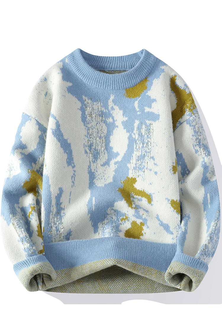 Autumn and winter Men's Fashion casual Round Neck Warm sweater slim fit Sweaters Men sweater male Thicken Warm wool pullovers