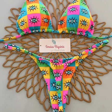 Micro Bikini Push Up Costumi da bagno donna 2026 Costumi da bagno sexy Bikini brasiliano Set Halter Biquini Costumi da bagno Perizoma Beachwear Donna