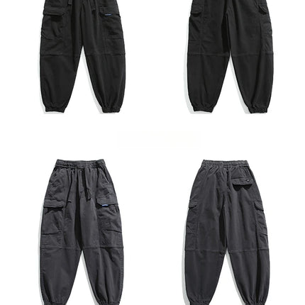 High Quality Cotton Cargo Pants For Men Japanese Streetwear Plus Size Tactical Pants Harajuku Casual Joggers Fashion Trousers