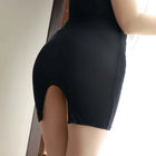 Minigonna Ultra Sottile Trasparente Sexy, Nera a Vita Alta, Aderente, Avvolgente sui Fianchi, per Donna, Moda Clubwear
