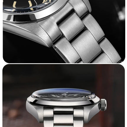 ADDIESDIVE AD2556 36mm Mechanical Automatic Watches Synthetic Sapphire Glass BGW9/C3 Super Luminous 100m Waterproof Men's Watch