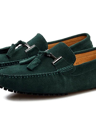 Mocassini da uomo primavera estate scarpe Casual in pelle scamosciata Slip-ons da uomo Luxury Brand Mocassin Man Plus Size 50 51 52 53 per piede grande