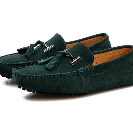 Mocassini da uomo primavera estate scarpe Casual in pelle scamosciata Slip-ons da uomo Luxury Brand Mocassin Man Plus Size 50 51 52 53 per piede grande