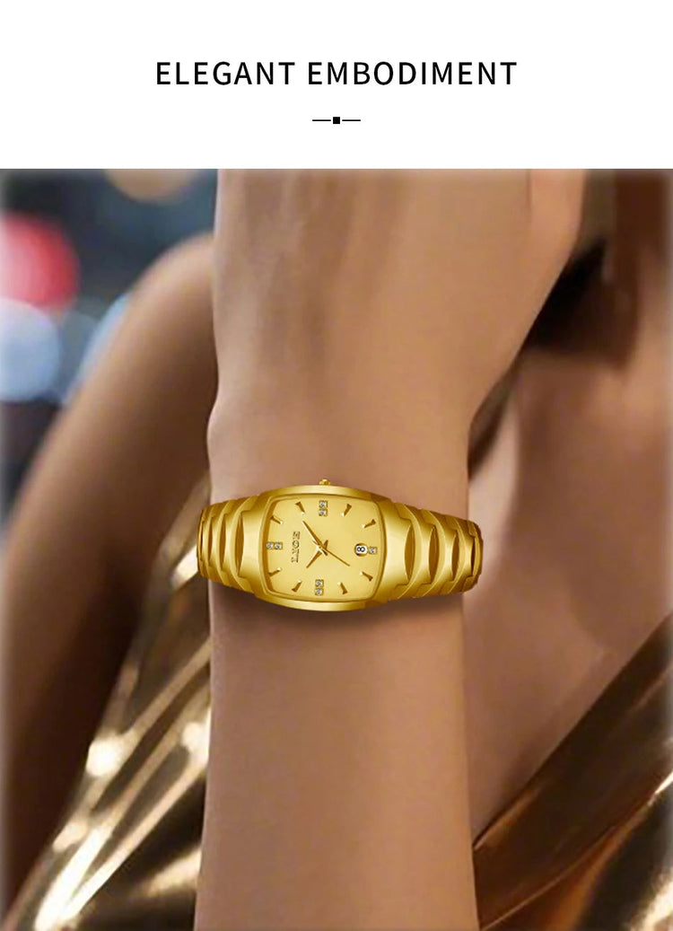 LIGE Orologio da Donna di Lusso alla Moda, Elegante e Semplice, in Acciaio Inossidabile, Casual, al Quarzo, con Calendario, Regalo Romantico per Signore, Novità platinumshop