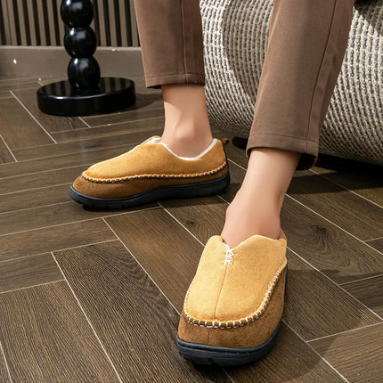 inter Men's Mark Line Slippers With Anti Slip TPR Sole, Soft, Warm, Comfortable And High-Quality Indoor Shoes