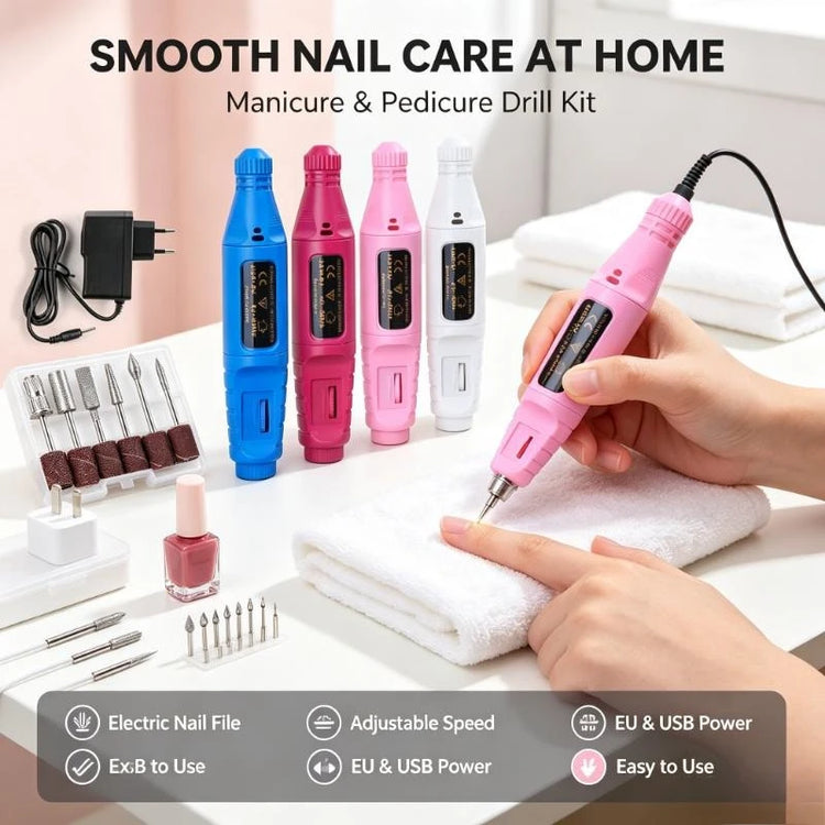 Pen‑Form Manicure Pedicure Grinding Machine Compact Electric Nail Polisher Drill For Daily Nail Grooming And Diy Hand‑Made Nail Creation