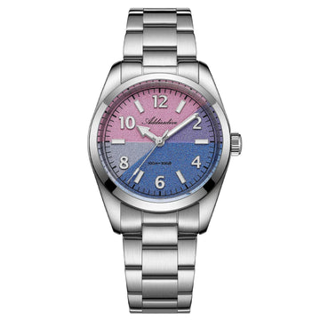 ADDIESDIVE Mens Quartz Watch Luxury Watch 36mm Sapphire Glass 100M Waterproof BGW9 Luminous Dial 316L Stainless Steel Tool Box