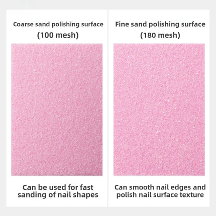 50pcs Lot Two-sided Mini Nail File Blocks Colorful Sponge Nail Buffer Block Nail Polishing Manicure Tools 100/180 Grit Wholesale 2026