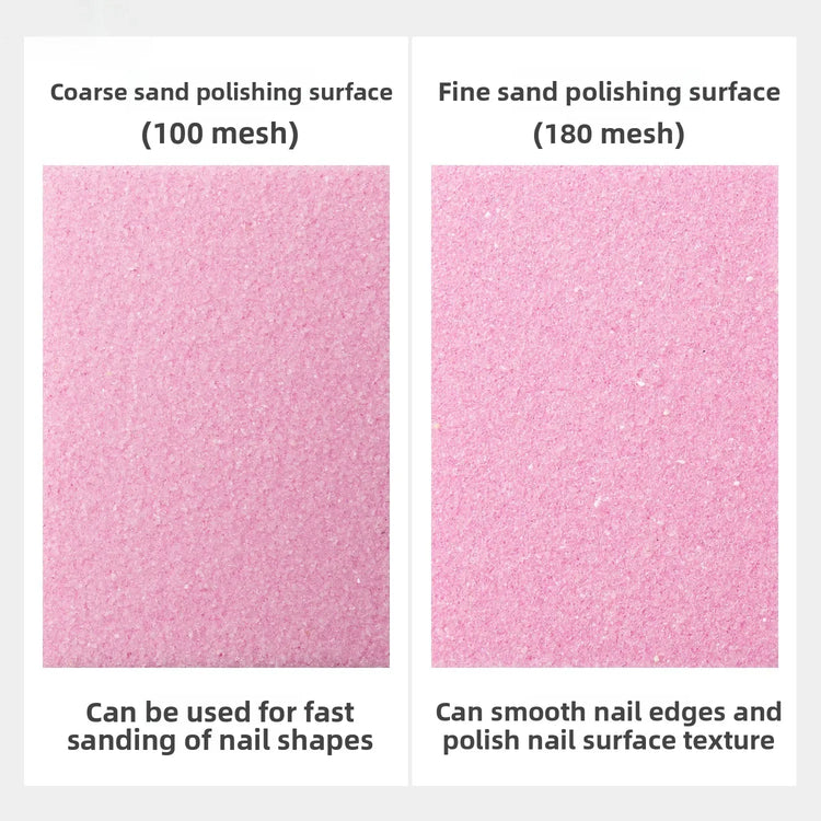 50pcs Lot Two-sided Mini Nail File Blocks Colorful Sponge Nail Buffer Block Nail Polishing Manicure Tools 100/180 Grit Wholesale 2026