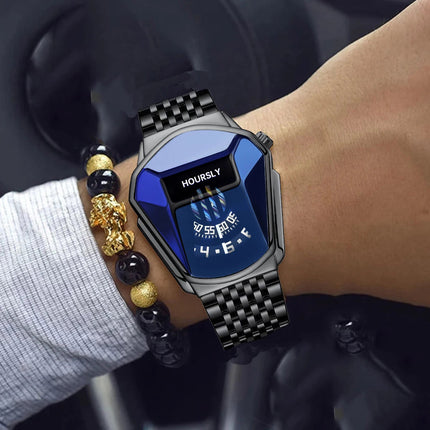 Orologio al quarzo impermeabile con personalità del motociclo di nuova tendenza da uomo platinumshop