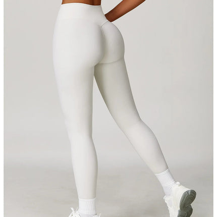 High Waist Yoga Leggings Women Push Up Sport Leggings Fitness Running Hip Lift Yoga Pants Highly Elastic Gym Workout Leggings PlatiNum