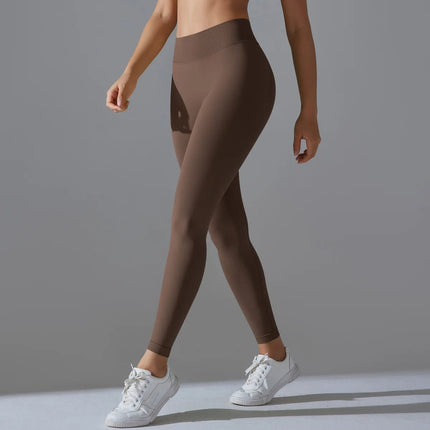 Fitness Sports Leggings Women's High Waist Seamless Yoga Legging Scrunch Butt Breathable Push Up Sports Pants Women Gym Tights PlatiNum