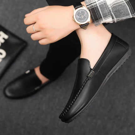 Slip on traspirante in vera pelle da uomo scarpe da guida marchio di lusso italiano uomo mocassini uomo scarpe casual mocassini Chaussure Homme