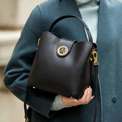 ZOOLER Full Genuine Leather Shoulder Bags Tote Bags Luxury Women Trendy Handbag Totally Skin Fashion Top Handle Purses #WG385