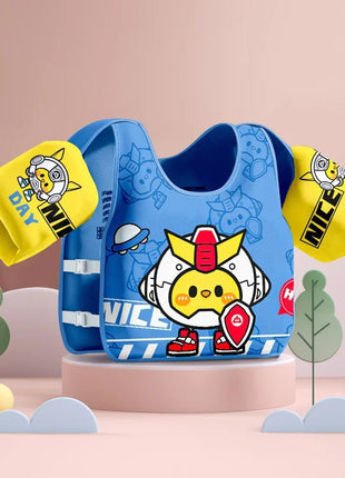 Rooxin Gilet da nuoto senza gonfiaggio Gilet di galleggiamento Anello da nuoto Tubo Accessorio da nuoto per sport acquatici Anello da braccio per nuoto Galleggiante per piscina