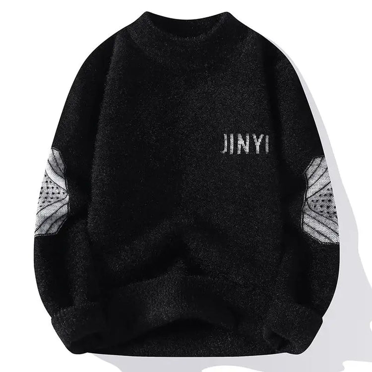 Sweaters men Winter Letter pattern thick sweater men Student youth sweaters autumn Men's wool pullovers full