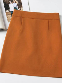 Minigonne estive Donna Chiffon Nero Bianco Moda Ufficiale Faldas 2022 Mujer Coreano Gonna a tubino Vita alta Breve Jupe femminile