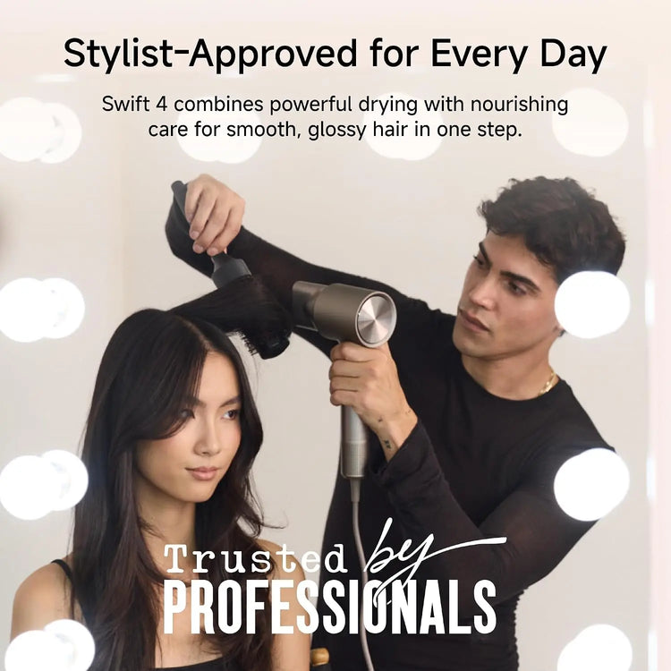 Laifen Swift 4 High-Speed Hair Dryer Intelligent Temperature Control Ultra-Fast Drying 400m Negative + 70m Positive Ions Comprehensive Hair Protection