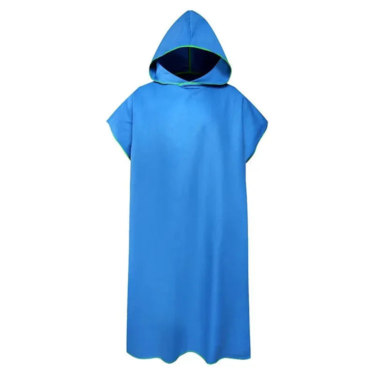 Poncho da surf Asciugamano fasciatoio Accappatoio con cappuccio Coperta da spiaggia in microfibra Asciugamano da bagno Asciugamano da spiaggia Muta Poncho da spiaggia per adulti
