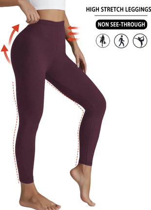 Leggings Super Morbidi da Donna ad Alta Elasticità per Allenamento Yoga Corsa Atletica Push Up Palestra Fitness