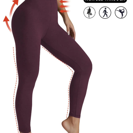 Leggings Super Morbidi da Donna ad Alta Elasticità per Allenamento Yoga Corsa Atletica Push Up Palestra Fitness