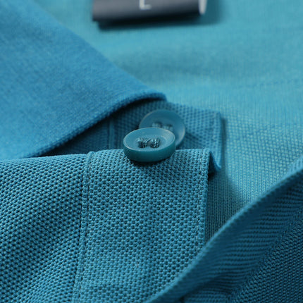 100% cotton work polo shirt, custom pure cotton polo, corporate culture short-sleeved T-shirt, embroidery, print, logo, word