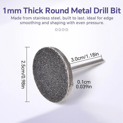 Dead Skin Replaceable Sanding Paper Set for Manicure Pedicure With Metal Disc Nail Drill Bit Calluses Removal Foot Care Tool Acc 2028