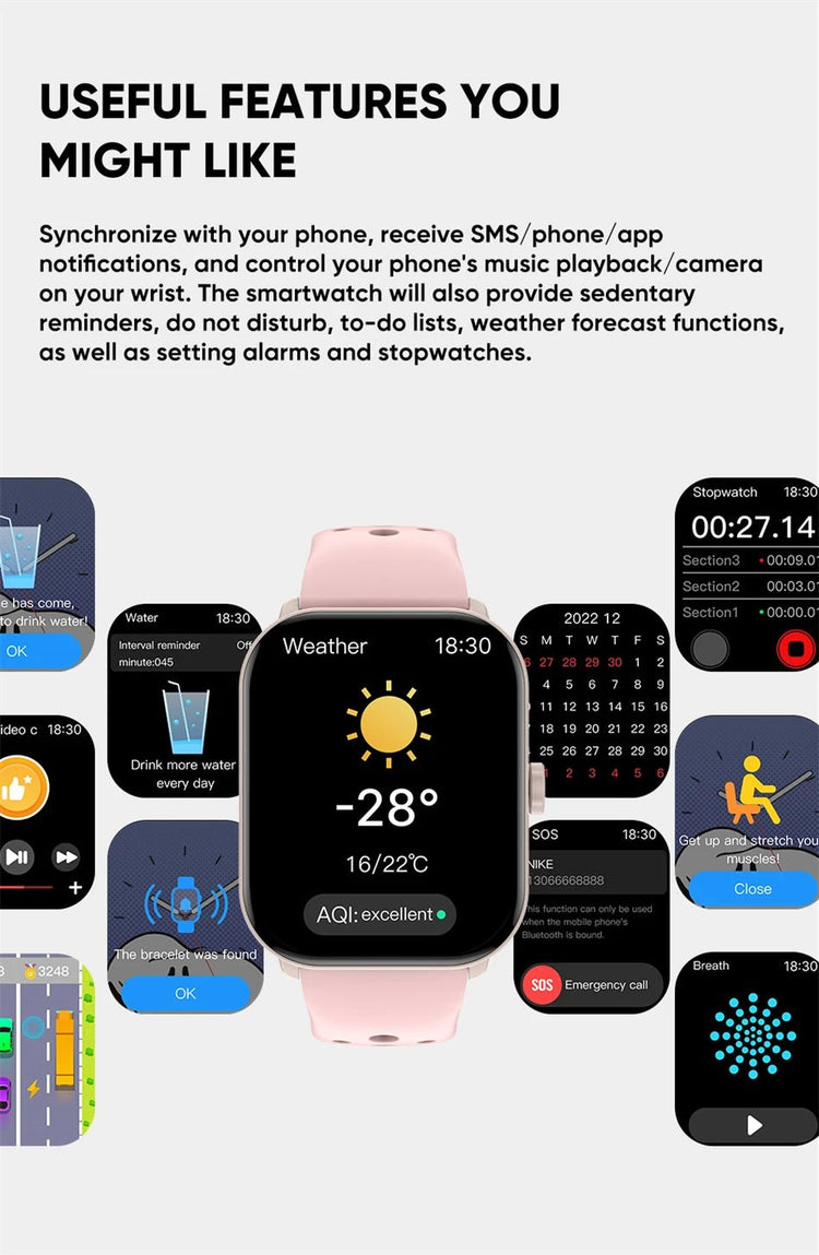 Per Xiaomi Watch 5 Smart Watch da uomo HD AMOLED schermo frequenza cardiaca chiamate Bluetooth localizzazione GPS Smartwatch sportivo impermeabile da donna platinumshop