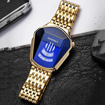 Orologio al quarzo impermeabile con personalità del motociclo di nuova tendenza da uomo platinumshop