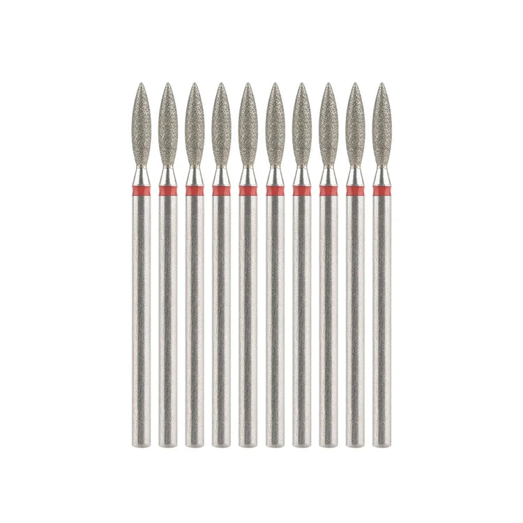 10Pcs Diamond Milling Cutter For Manicure Electric Nail Drill Bits Accessory Pedicure Machine Nail File Gel Remover Tool uñas Accesorios Y Herramientas
