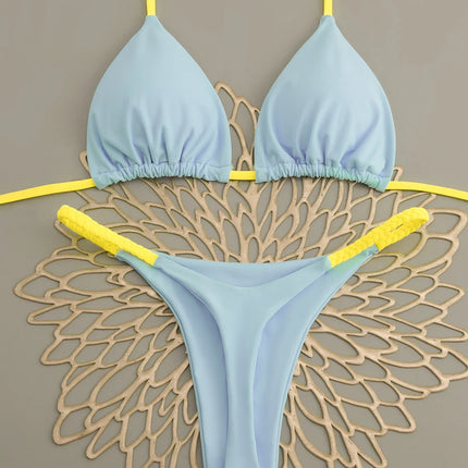 Micro Bikini 2026 Push Up Costumi da bagno donna Costumi da bagno sexy Mini Bikini Set Perizoma Biquini Costume da bagno Halter Summer Beachwear