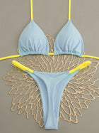 Micro Bikini 2026 Push Up Swimsuit Women Sexy Swimwear Mini Bikini Set Thong Biquini Bathing Suit Halter Summer Beachwear