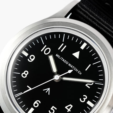 Militado ML14 36mm Orologio VH31 Sweep Secondo Movimento al quarzo Orologio Cristallo di zaffiro Super luminoso BGW9 C3 100m Orologi impermeabili platinumshop