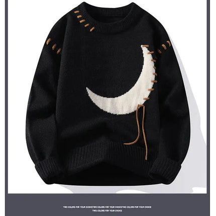 2025 Korean Style Men Women Sweater Knitted Trendy Youth Student Style Knitwear Top Casual Warm Crew Neck Knitted Pullover 4XL-M