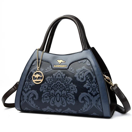 New Women Bag Luxury Designer Cowhide Handbags for Women Famous Brands Crossbody bag for Women Leather Shoulder Bags Sac a main PlatiNum